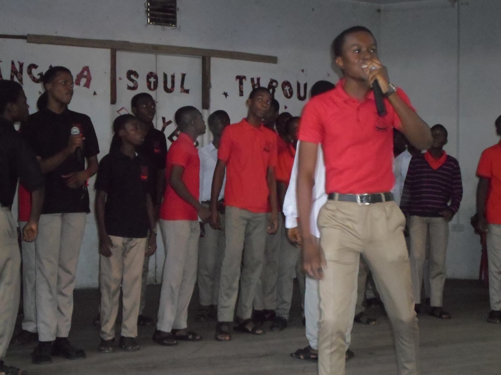 King Duke hosting an event