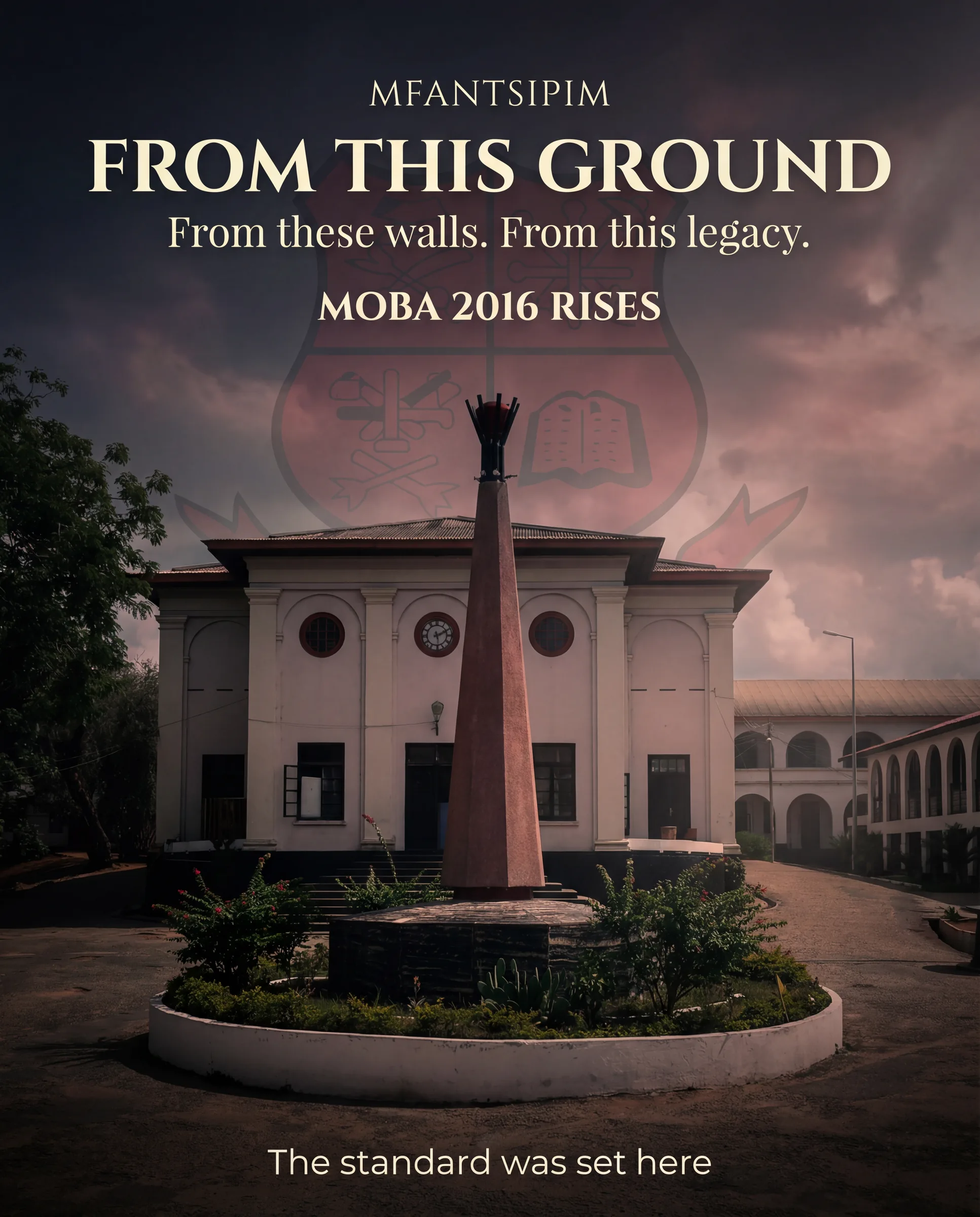From this ground. From these walls. From this legacy. MOBA 2016 rises.